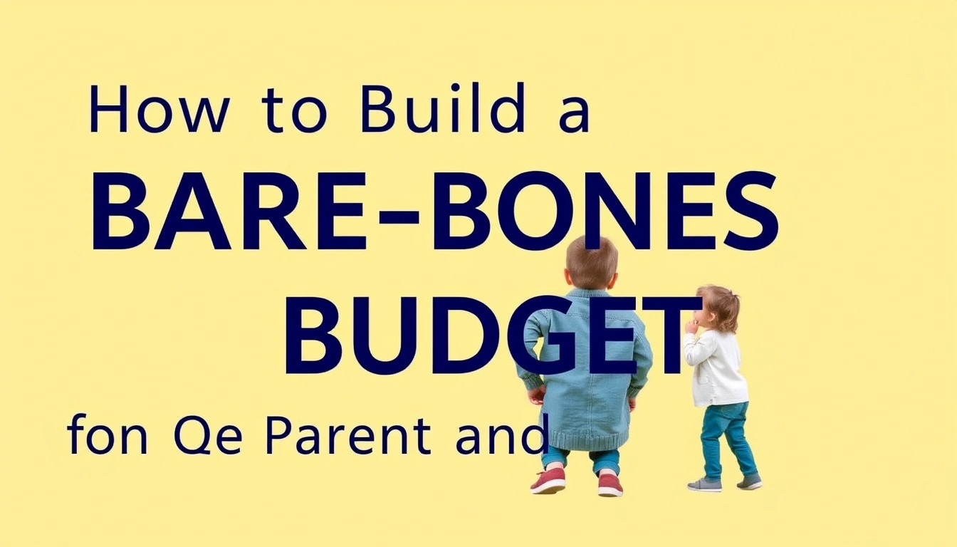 How to Build a Bare-Bones Budget for One Parent and Kids How to Build a Bare-Bones Budget for One Parent and Kids