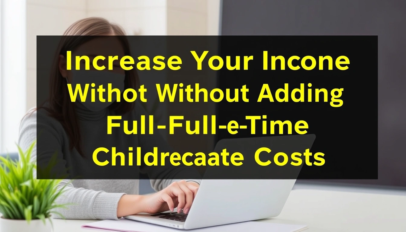 How to Increase Your Income Without Adding Full-Time Childcare Costs How to Increase Your Income Without Adding Full-Time Childcare Costs