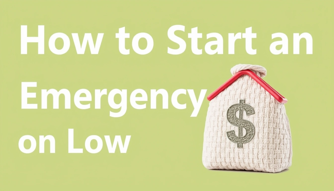 How to Start an Emergency Fund on a Low Income How to Start an Emergency Fund on a Low Income