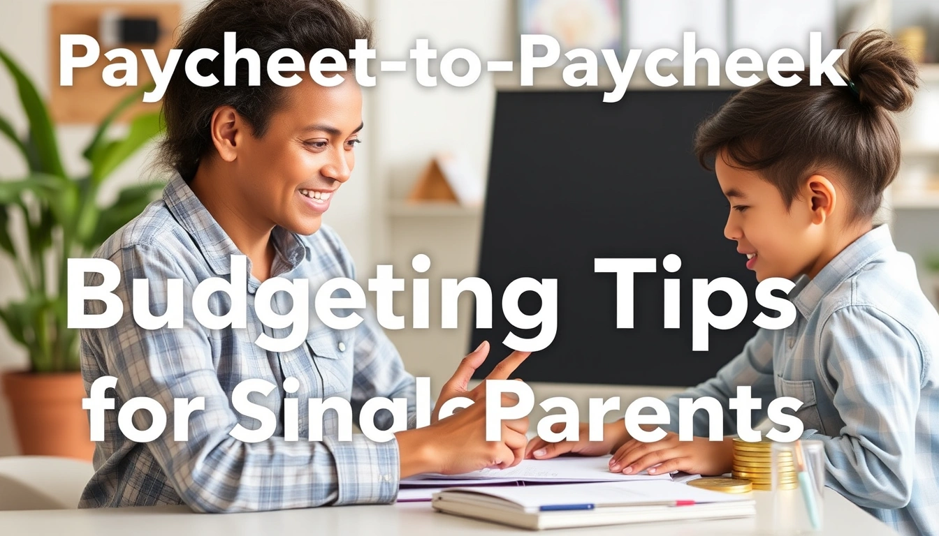 Paycheck-to-Paycheck Budgeting Tips for Single Parents