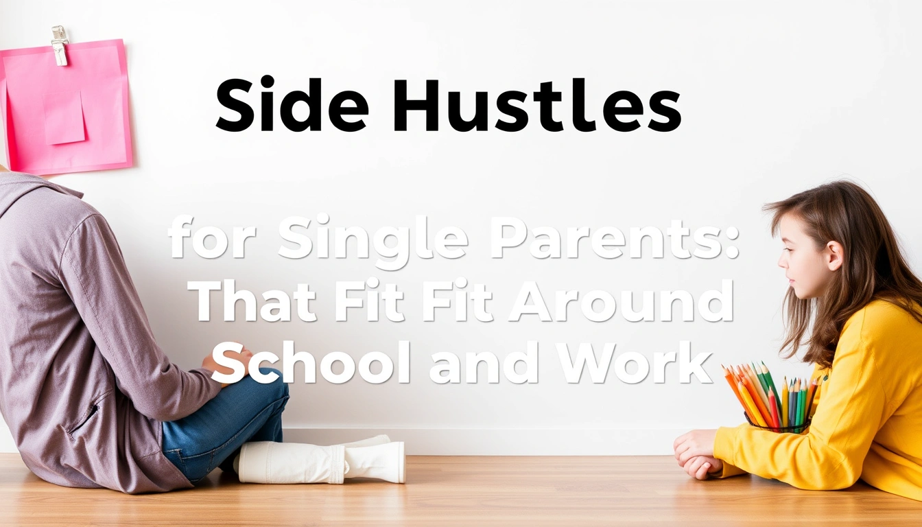Side Hustles for Single Parents That Fit Around School and Work Side Hustles for Single Parents That Fit Around School and Work