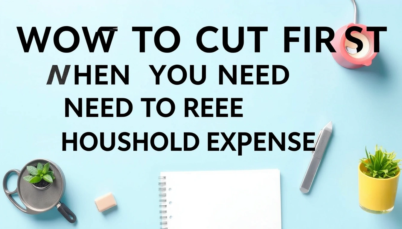 What to Cut First When You Need to Reduce Household Expenses What to Cut First When You Need to Reduce Household Expenses